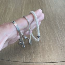 3 Ankle Bracelets