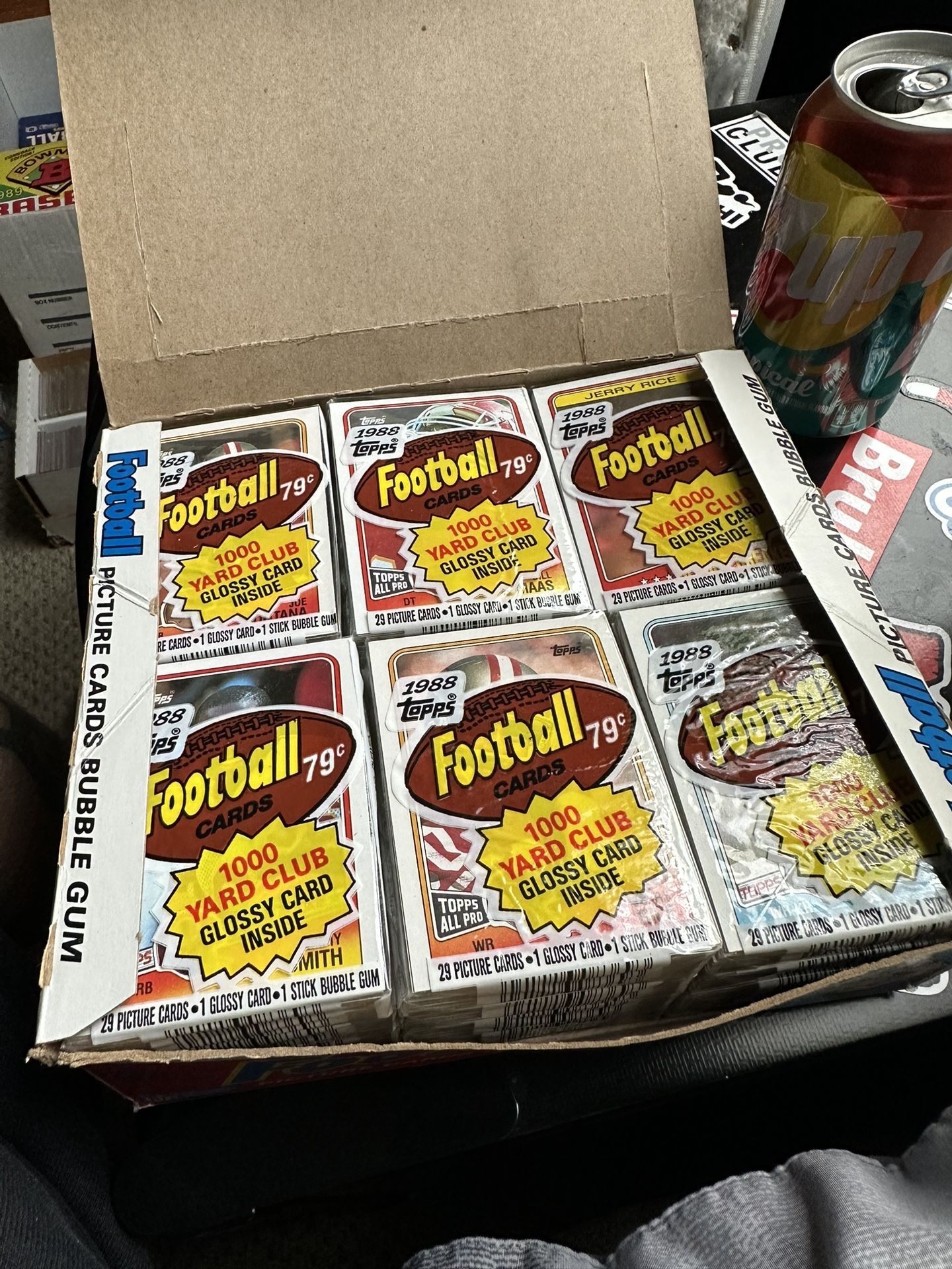 1988 Topps Football Cards Sealed Packs