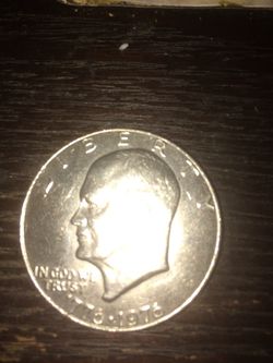 Eisenhower silver dollar coin