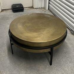 Gold Coffee/Living Room Table 