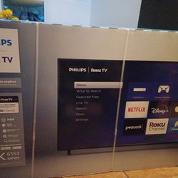 Philips 65" Class 4k Ultra HD Roku Smart TV 65PUL6553/-