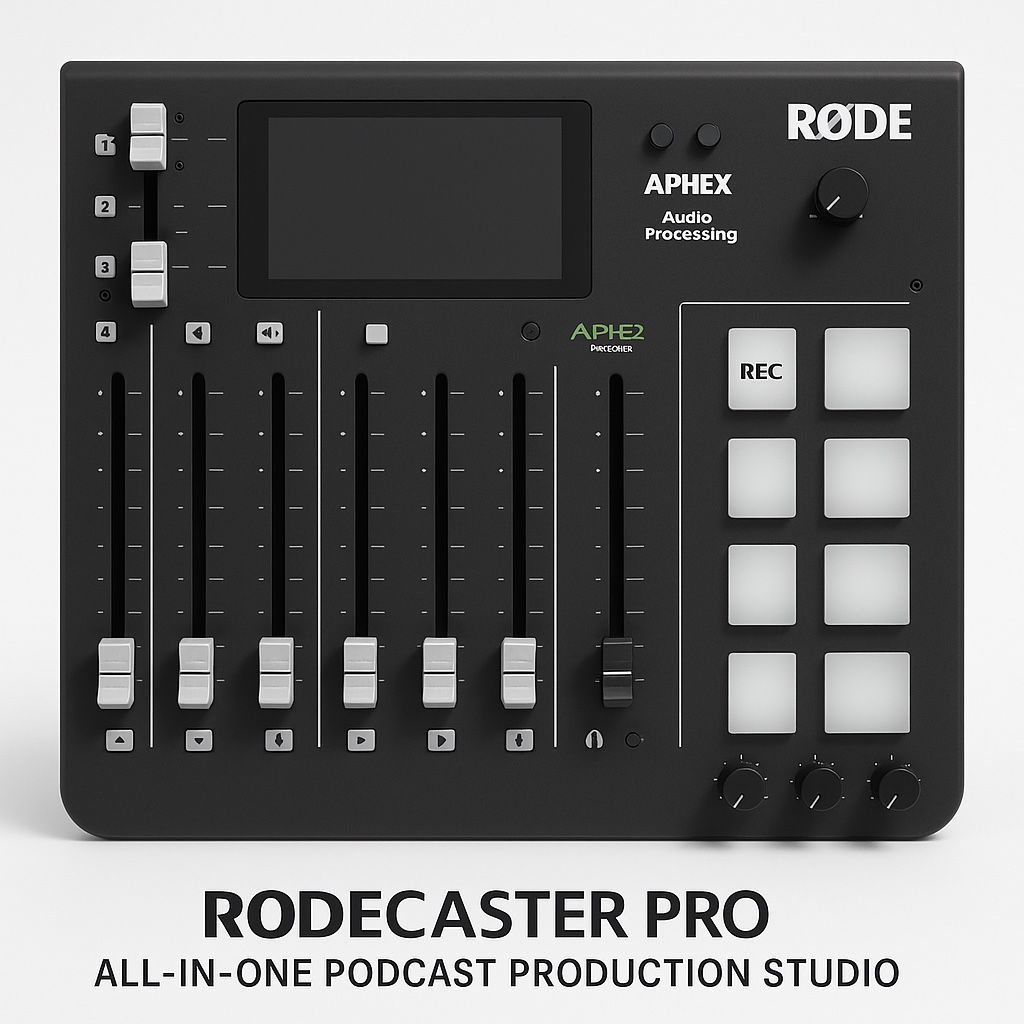 🎙️ RODE RODECaster Pro – All-in-One Podcast Production Studio