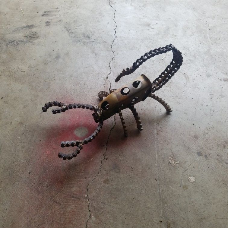 Scorpion Yard Art