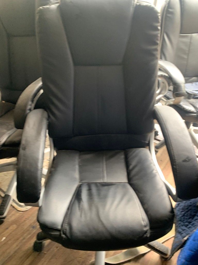 Elegant Leather Office Chairs Many Available In Stock