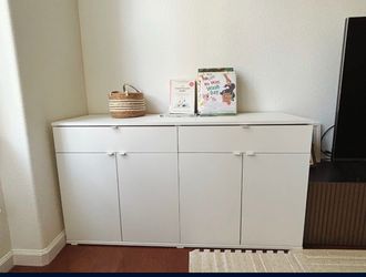 IKEA White Storage Cabinet / Sideboard –  Great Condition