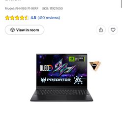 Helios Predator 16ai 5070ti