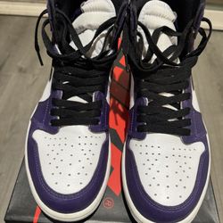 JORDAN 1 COURT PURPLE 2.0 Sz 10.5 
