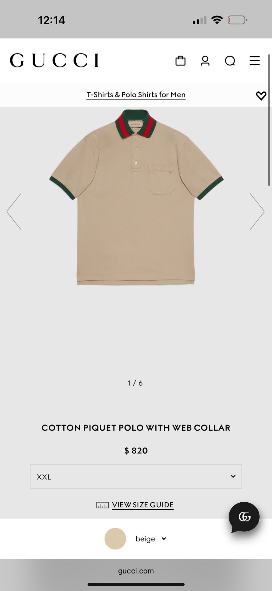 COTTON PIQUET POLO WITH WEB COLLAR