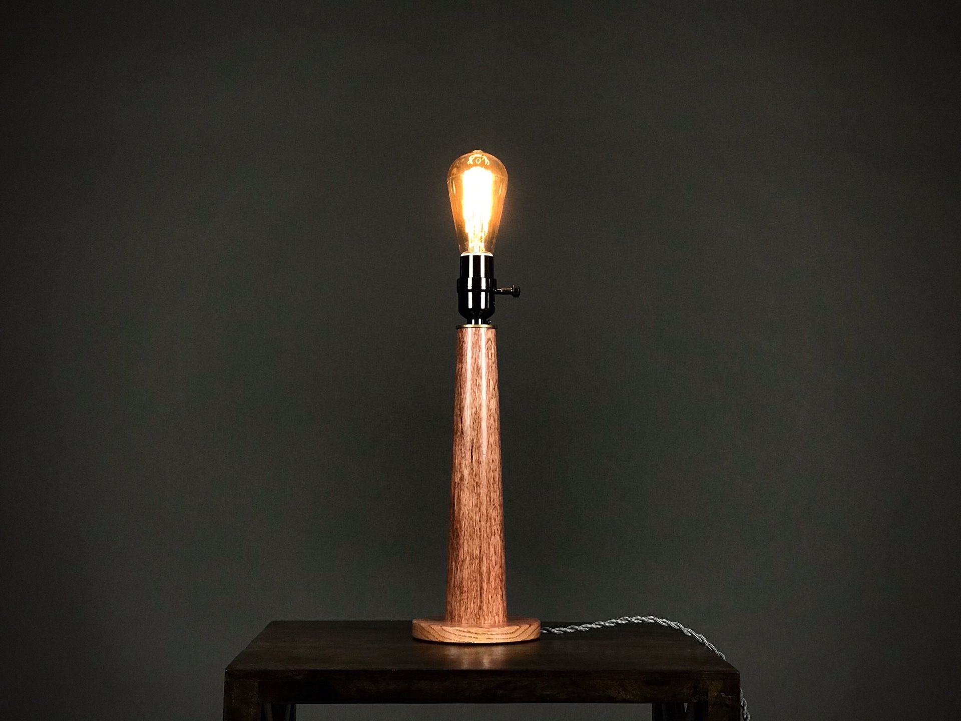Desk Lamp | Reclaimed Oak