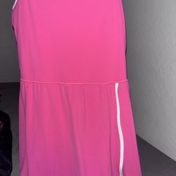 Hot Pink Romper Dress MEDIUM