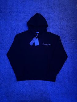 Black Christian Dior Logo Hoodie