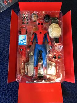1/6 Hot Toys Spider-Man Deluxe Homecoming Spider-Man 1/6 scale figure NEW