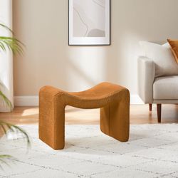 VANOMi Large Footstool Ottoman, Multi-Functional Modern Foot Stool, Sofa Footrest Extra Seating for Living Room, Entryway, Hallways and Bedrooms, Larg