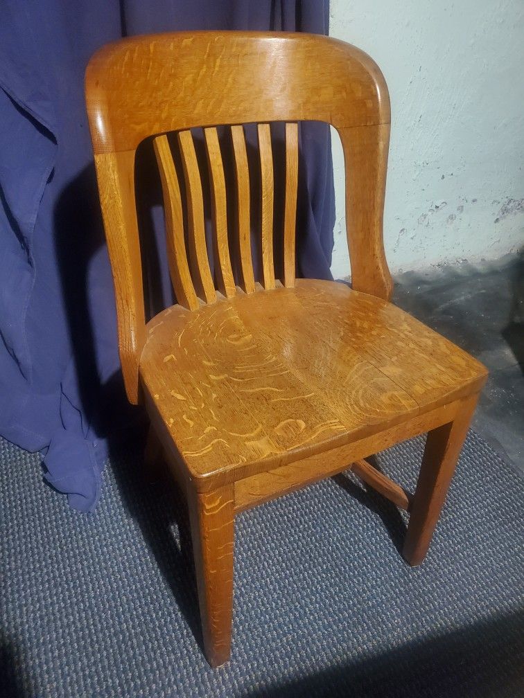 Wood Desk Chair