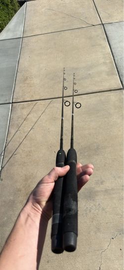 Spin fishing rods