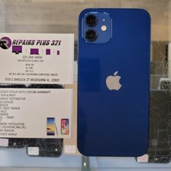 Unlocked Blue iPhone 12 Mini 64gb