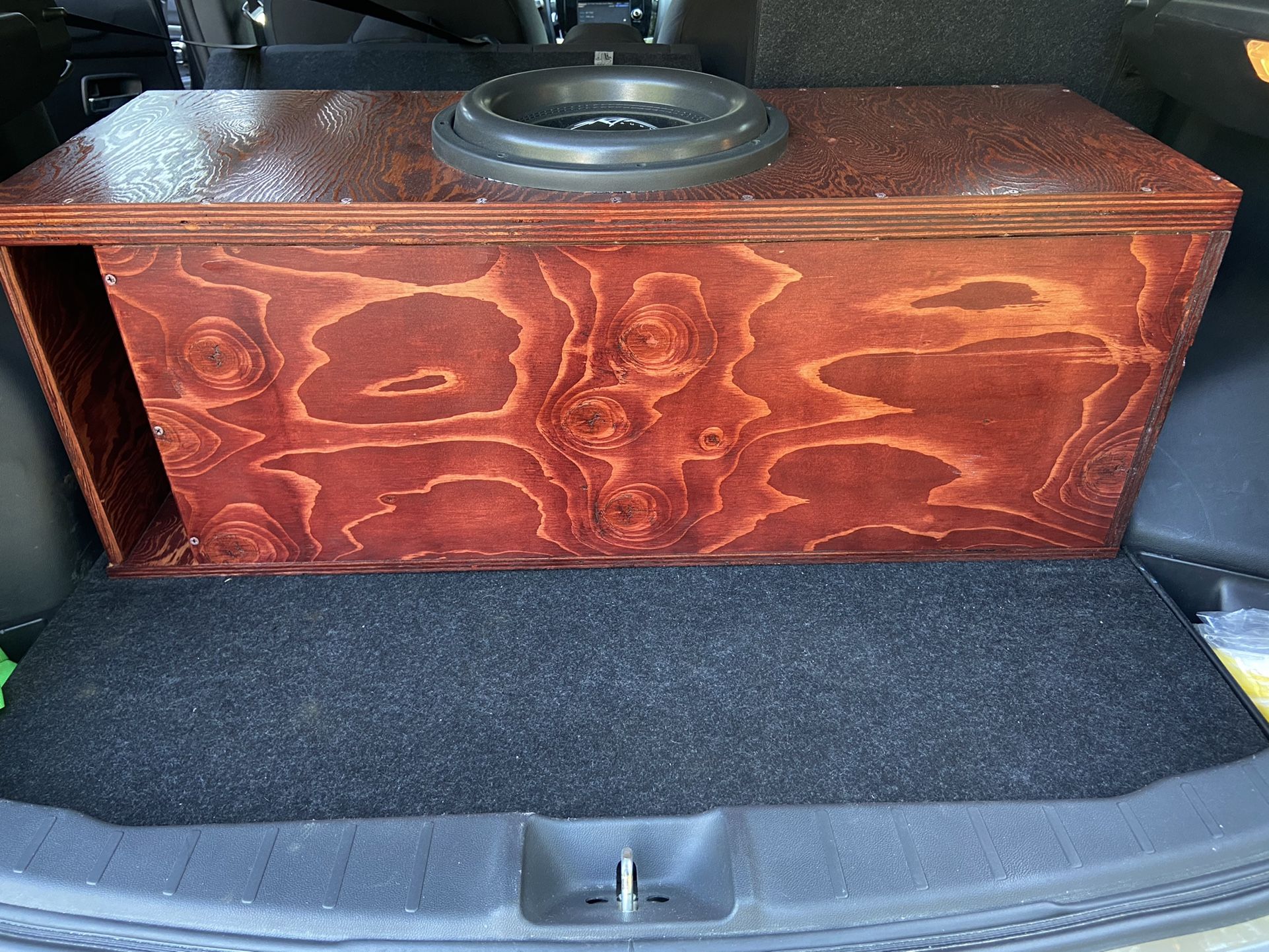 Skar Audio VXF D4, Custom Subwoofer Box And Skar Audio RP1500.1 Amplifier