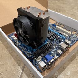 Motherboard, processor, 16 GB RAM