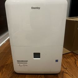 Danby white Dehumidifier one year old  Works Great 