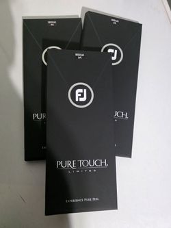 Footjoy Pure Touch golf gloves-mens left hand - medium