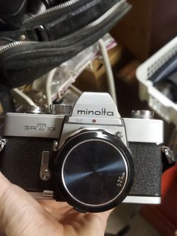 Vintage minolta srt101 made in japan camera.