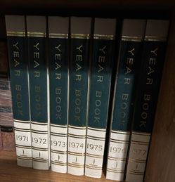 The World Book Encyclopedia Year Books 71/72/73/74/75/76/77