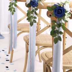 Wedding Chair Floral decorations