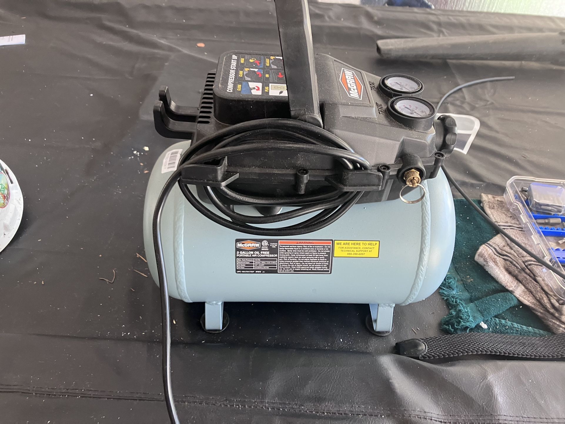 Small Harbor Freight Compressor Brand New