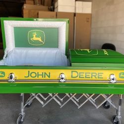 CUSTOM JOHN DEERE CASKET 