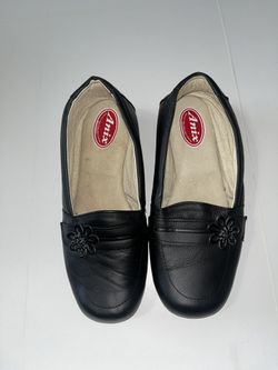 Women Genuine LEATHER BLACK LOAFERS Casual Shoe Zapato Casual Comodo Dama Piel