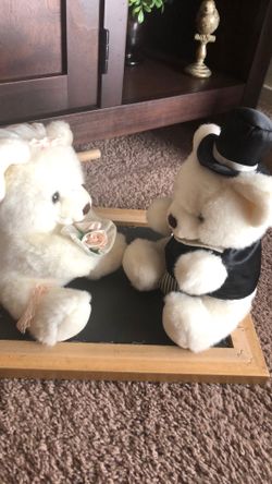Bride And Groom Teddy Bears 