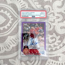 2023 Topps Chrome Triston Casas Auto