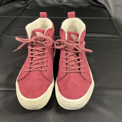 Vans High Tops Suede With Lining Sz Mens 5.5 Women’s 7