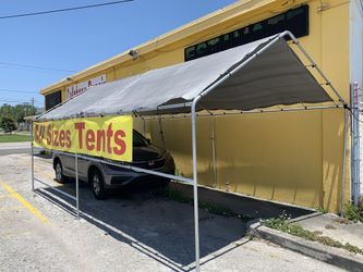 New Galvanized steel canopy TENT 10 x20 F tarp included Starting price $165