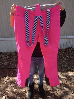 Pink Thermal Warm High Waterproof Windproof Women's Snowboard/Ski Pants
