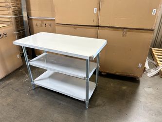 Heavy Duty Stainless Work Table NSF NORDSTEEL Brand New