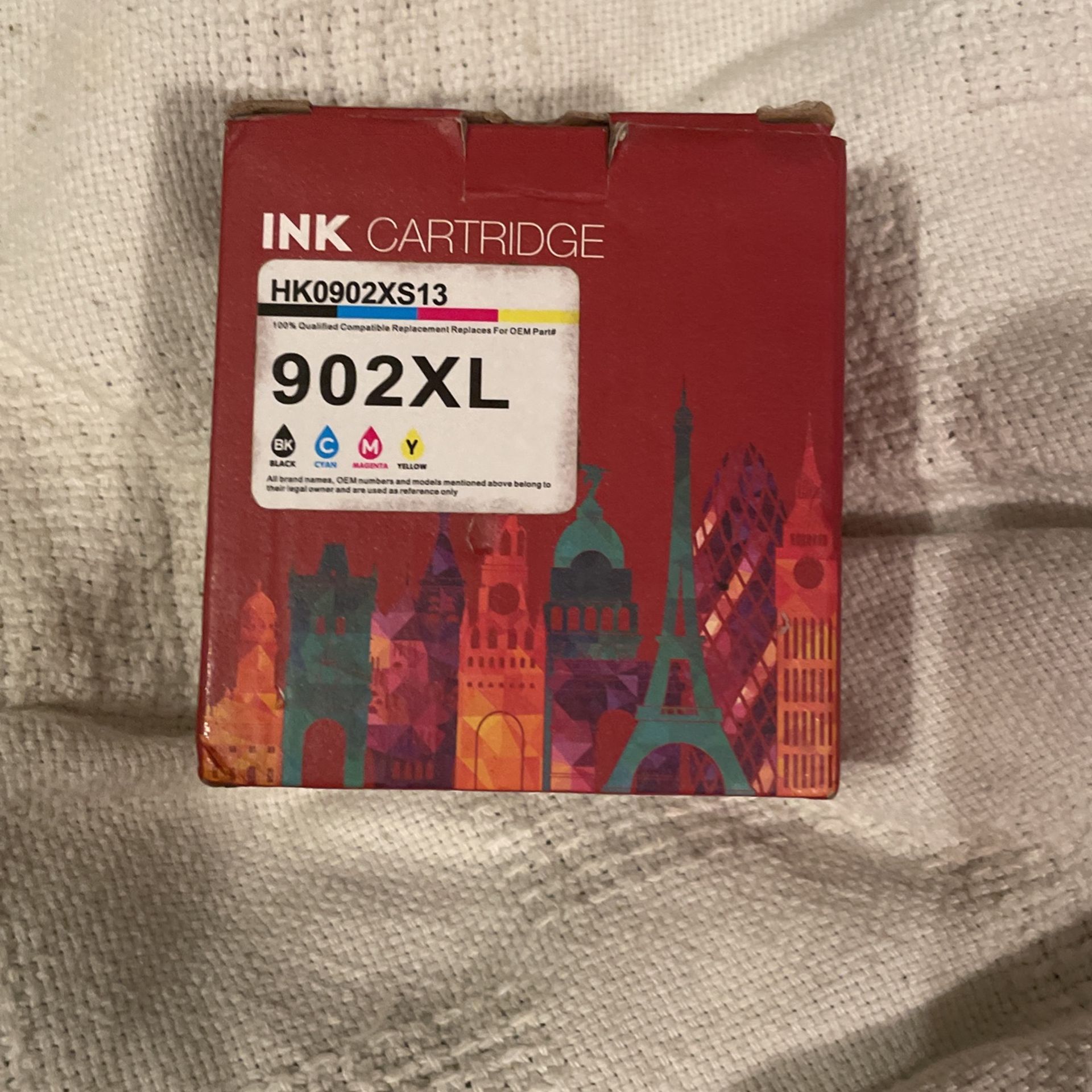 Hewlett Packard HK0902XS13 902XL Printer INK NOS! #BV/Timba
