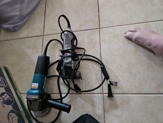 Grinder and Dremel ladder