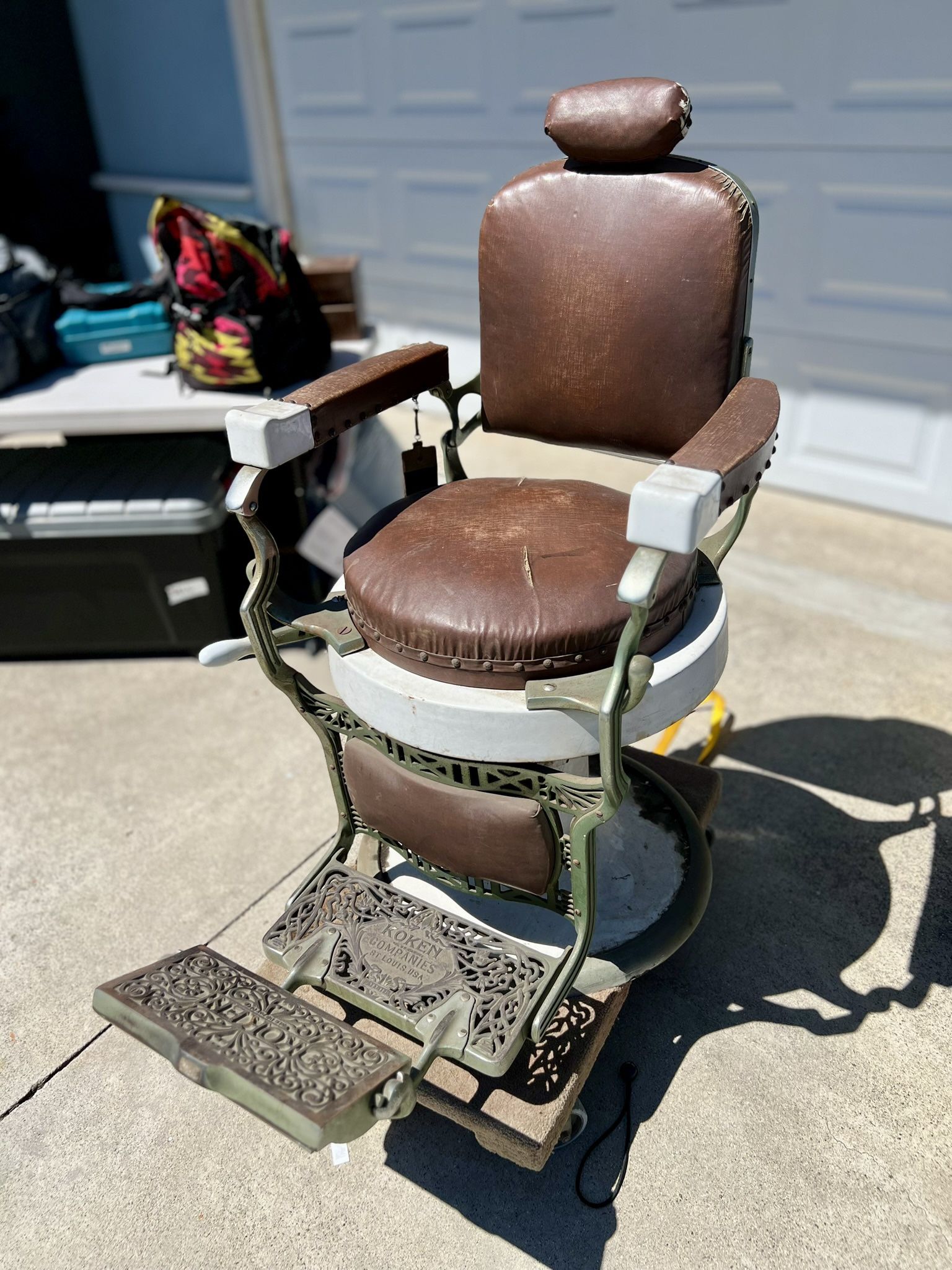 1920s Koken Barber Chair