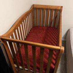Real Italian Wood Baby Crib
