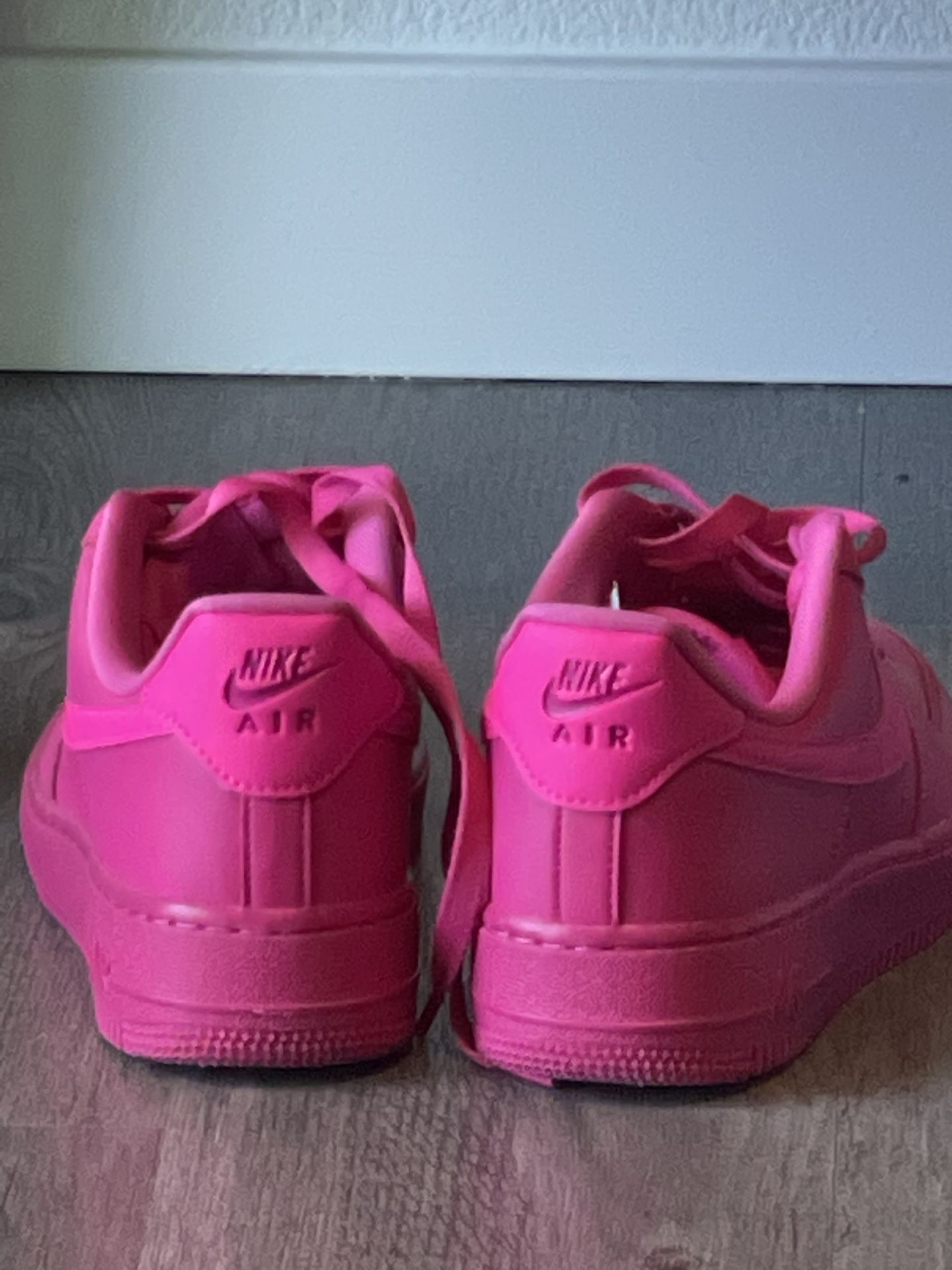 Hot Pink Nike Air Force Ones In The Box 100 OBO