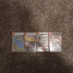 4 NiNTENDO SWITCH GAMES