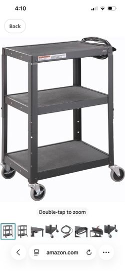 Audiovisual and instrument cart by Global industrial