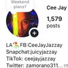 facebook: Cee Jay Jazzay