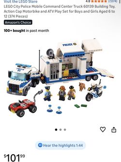 LEGO City Police Mobile Command Center