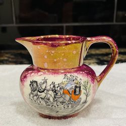 Antique Mini Creamer/transferware 