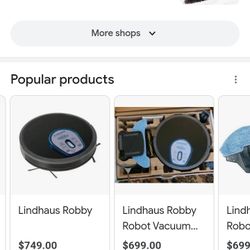 Lindhaus, ROBBY  vacume Robot