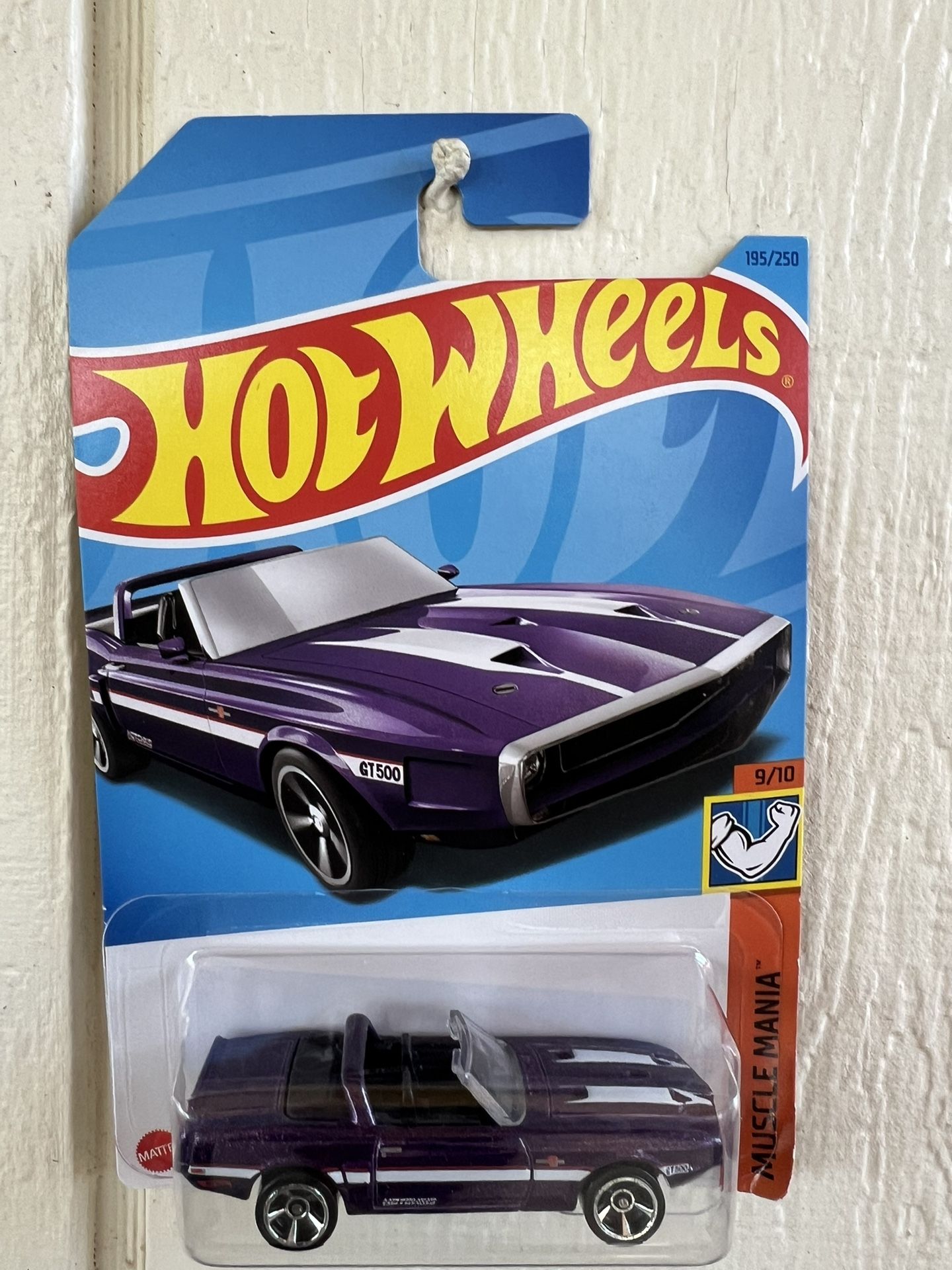 69’ Shelby Got 500 Hotwheels (100 Percent Authentic)