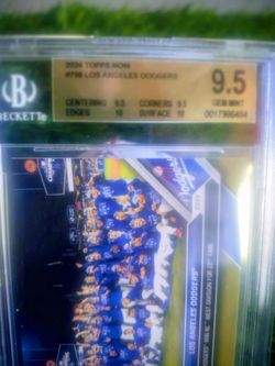 Dodgers Baseball Card