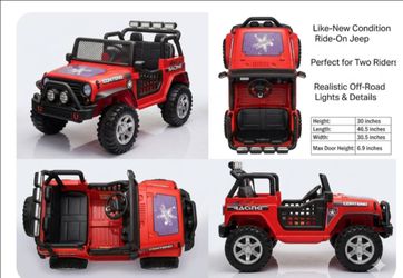 2 seater power truck/jeep
